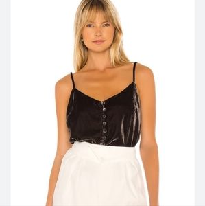 cupcakes & cashmere Black Camisole
